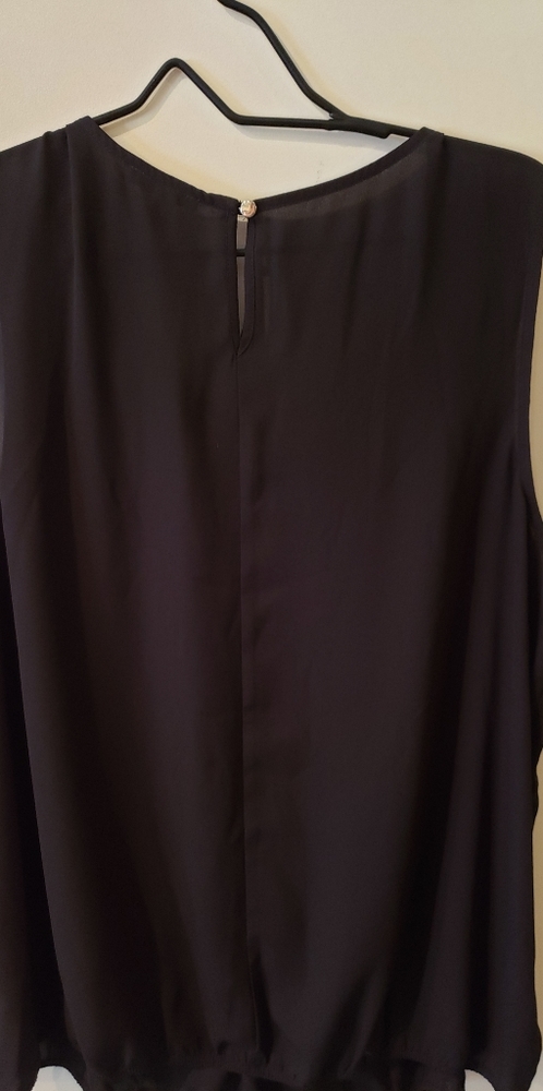 Chiffon Rhinestone Tank - Picture 2 of 4